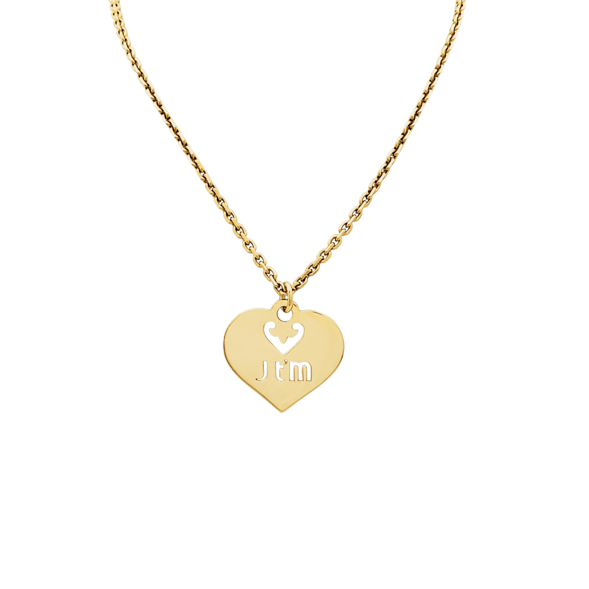 Pendentif O.J.PERRIN "Coeur Légendes" en or jaune - Castafiore