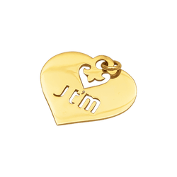 Pendentif O.J.PERRIN "Coeur Légendes" en or jaune - Castafiore
