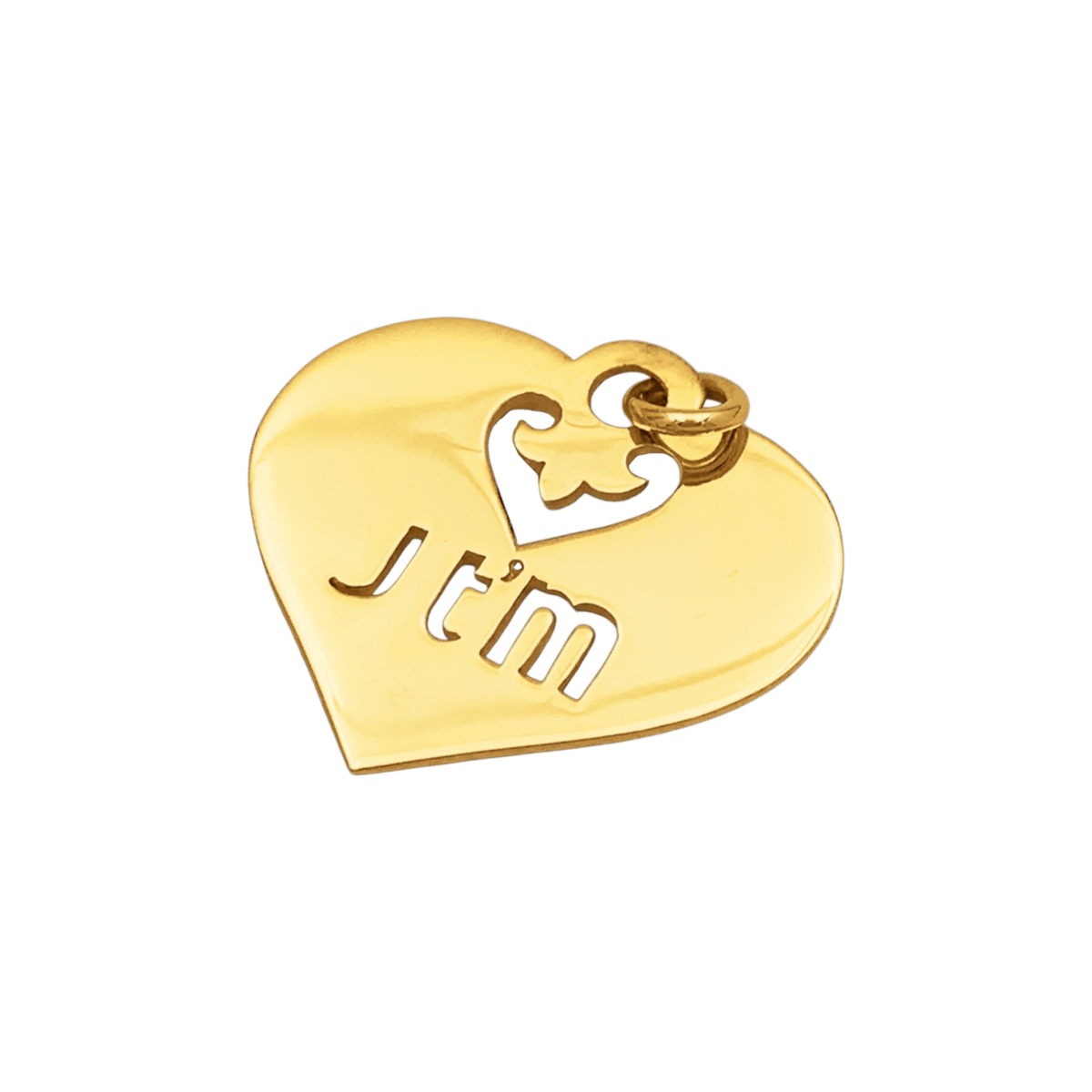 Pendentif O.J.PERRIN "Coeur Légendes" en or jaune - Castafiore