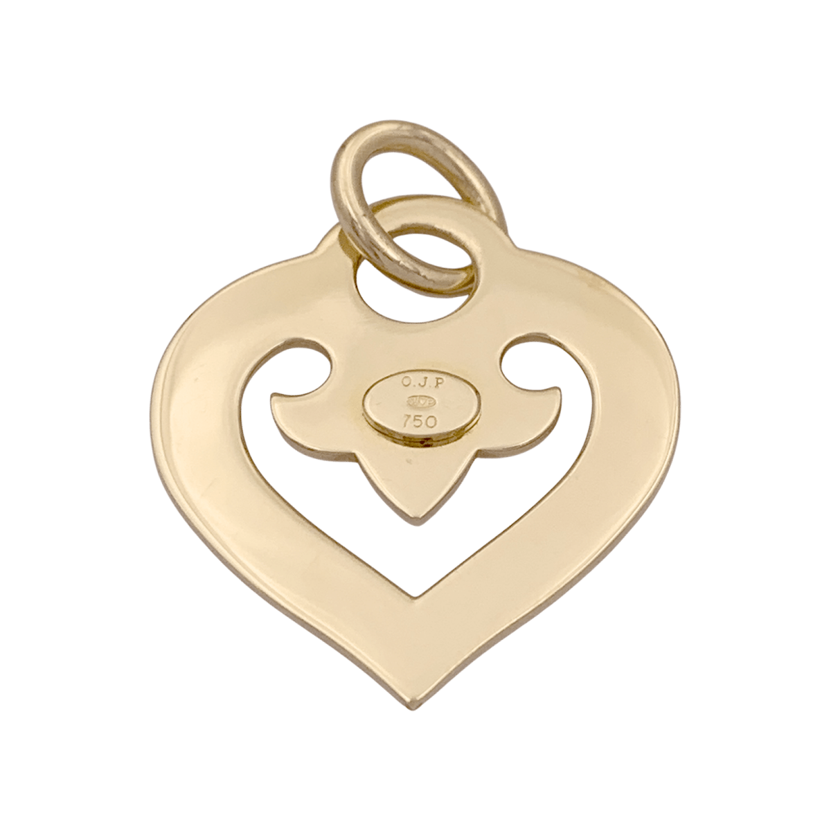 Pendentif OJ.PERRIN "Coeur Légendes" en or jaune - Castafiore