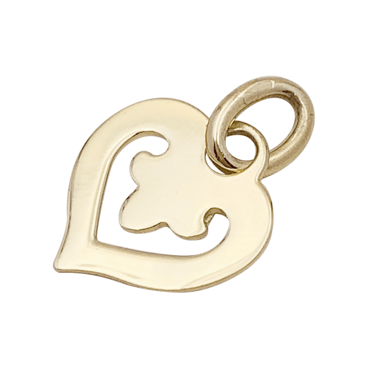 Pendentif O.J.Perrin, "Coeur Légendes", or jaune. - Castafiore