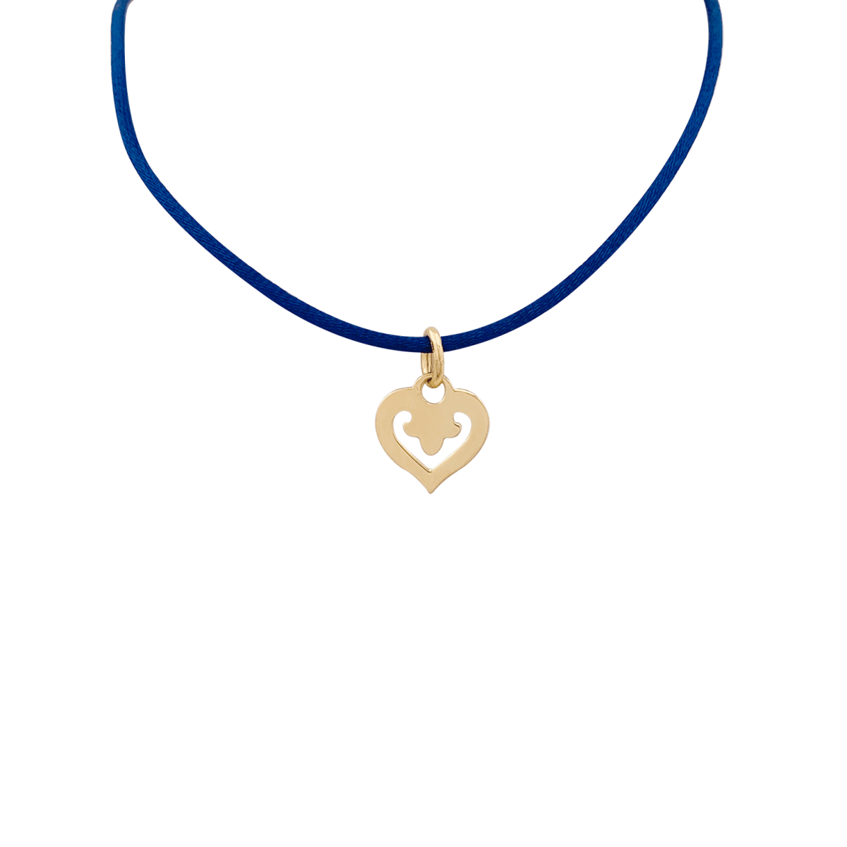 Pendentif O.J.Perrin, "Coeur Légendes", or jaune. - Castafiore