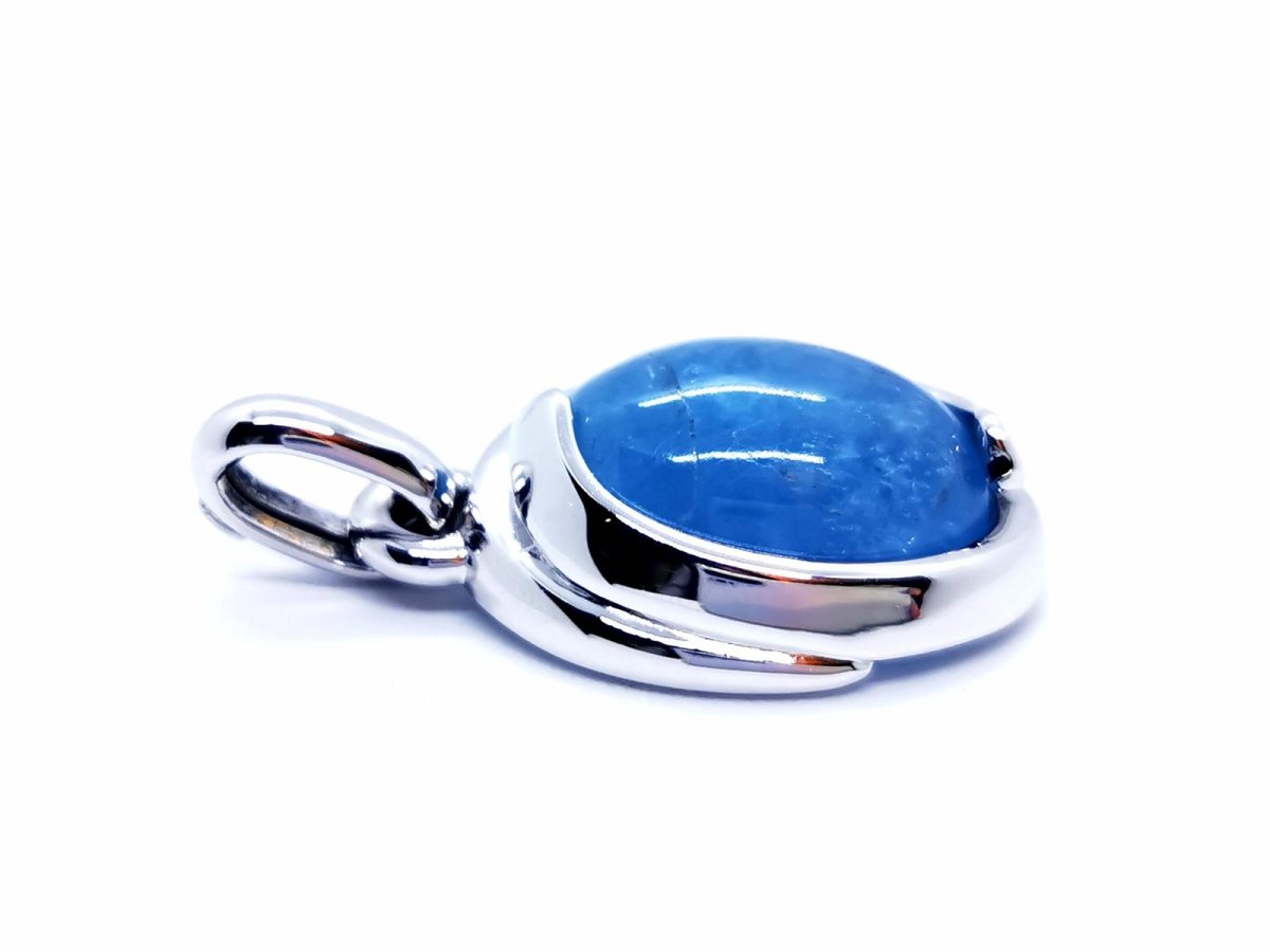 Pendentif Or blanc Agate - Castafiore