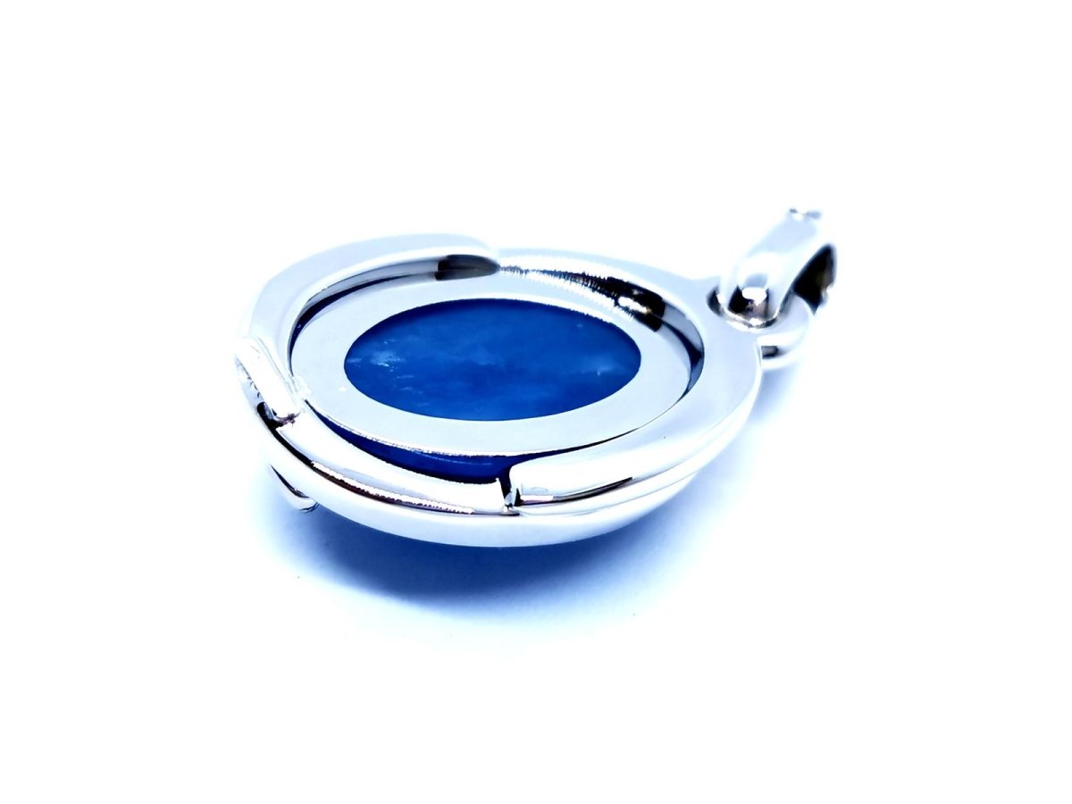 Pendentif Or blanc Agate - Castafiore