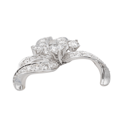 Pendentif Or blanc Diamant - Castafiore