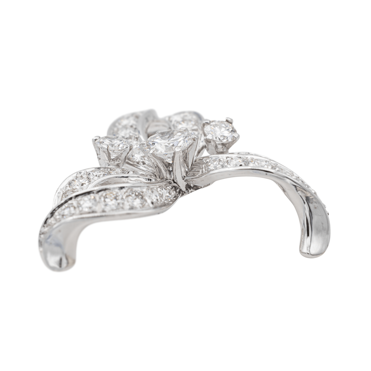 Pendentif Or blanc Diamant - Castafiore