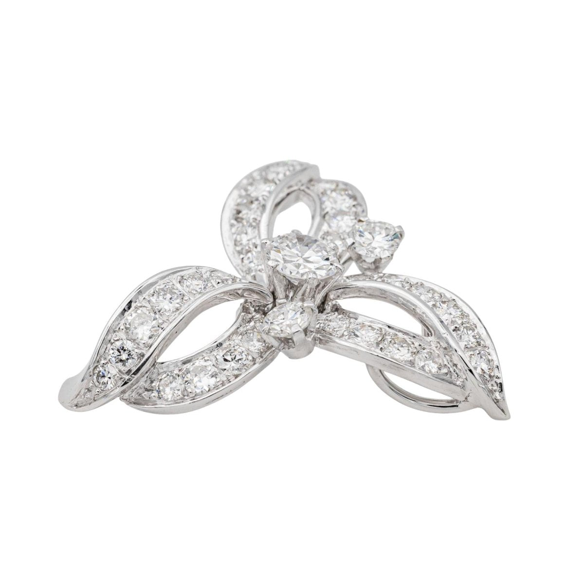 Pendentif Or blanc Diamant - Castafiore