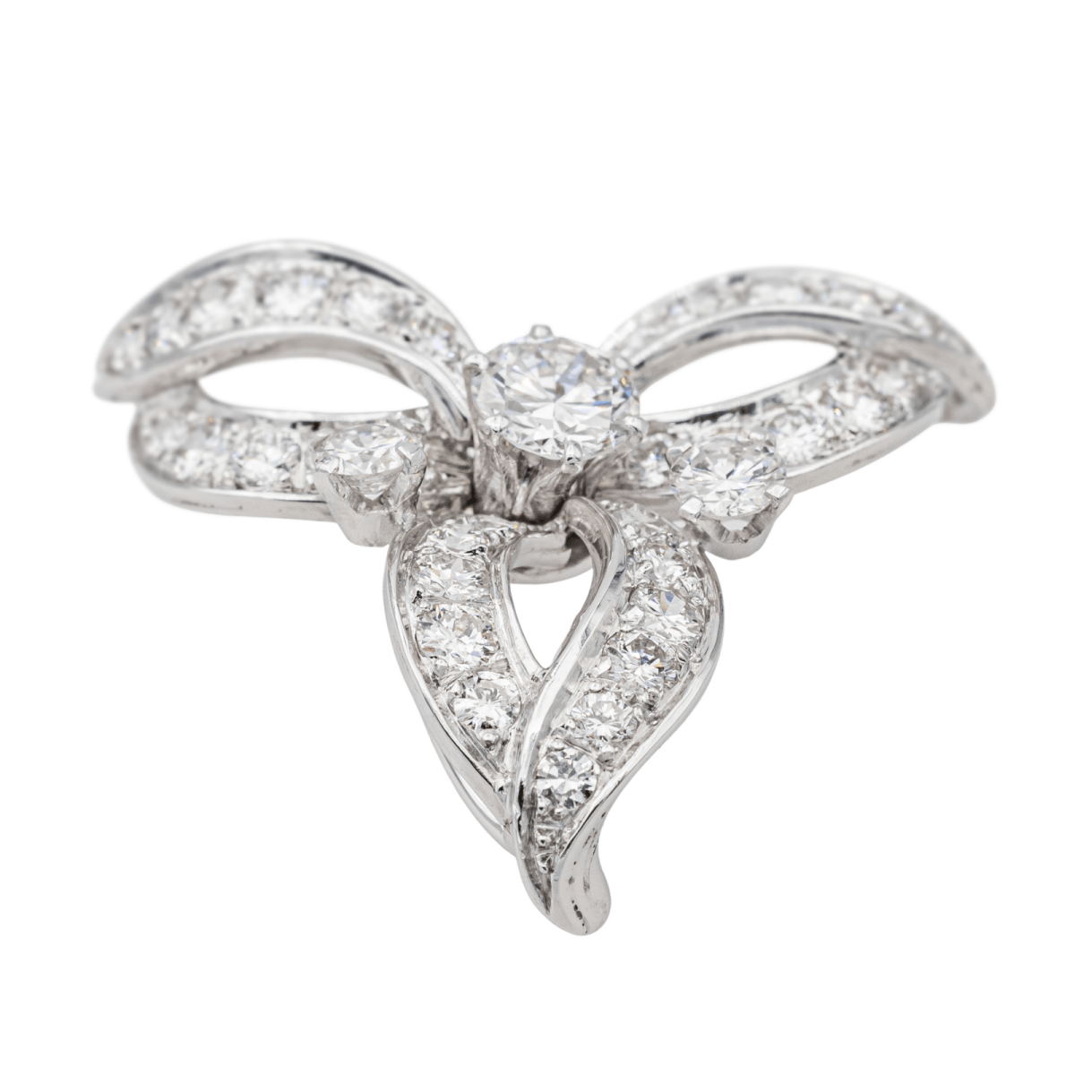 Pendentif Or blanc Diamant - Castafiore