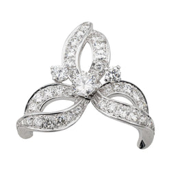 Pendentif Or blanc Diamant - Castafiore