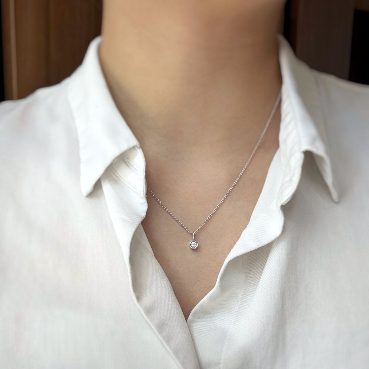 Pendentif - Or blanc Et Diamant - Castafiore