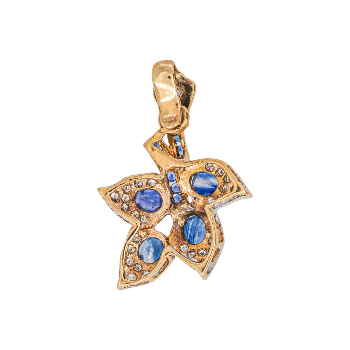Pendentif Or blanc Saphir - Castafiore