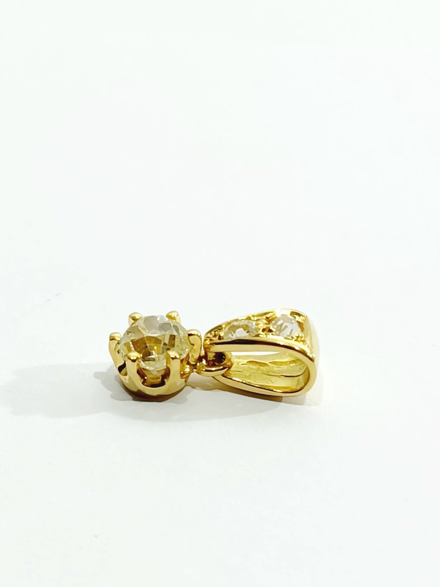 Pendentif Or Et Diamants - Castafiore
