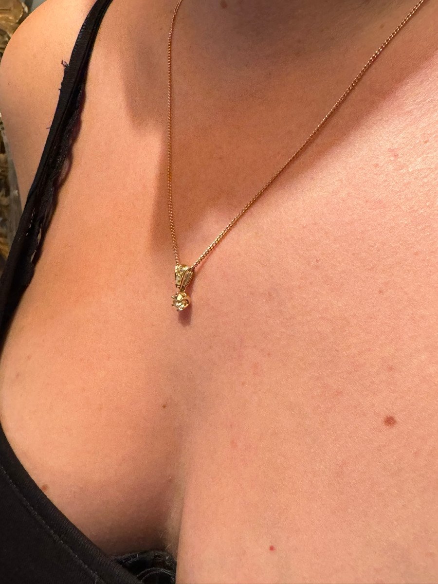 Pendentif Or Et Diamants - Castafiore