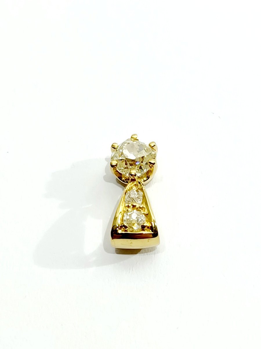 Pendentif Or Et Diamants - Castafiore