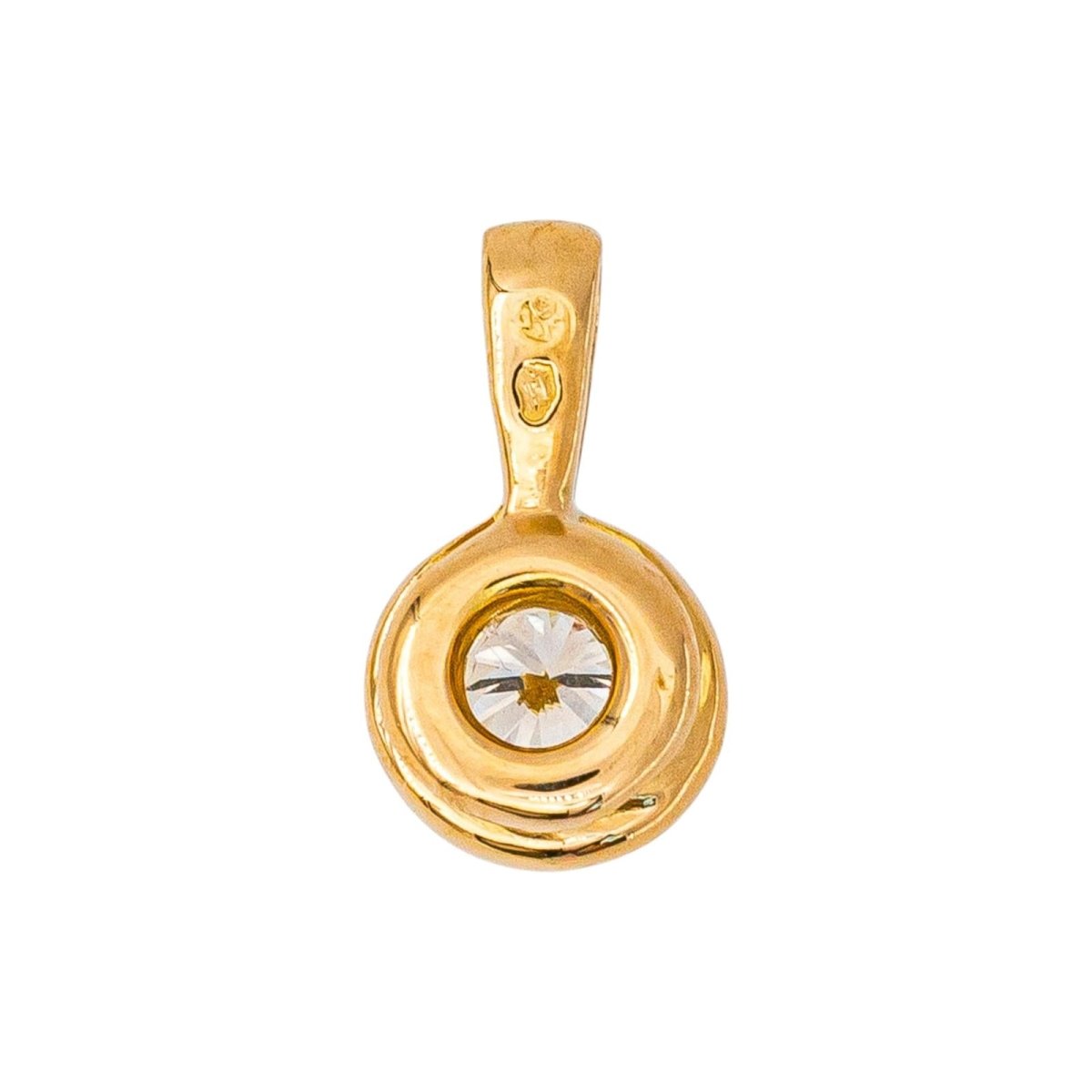 Pendentif Or jaune Diamant - Castafiore