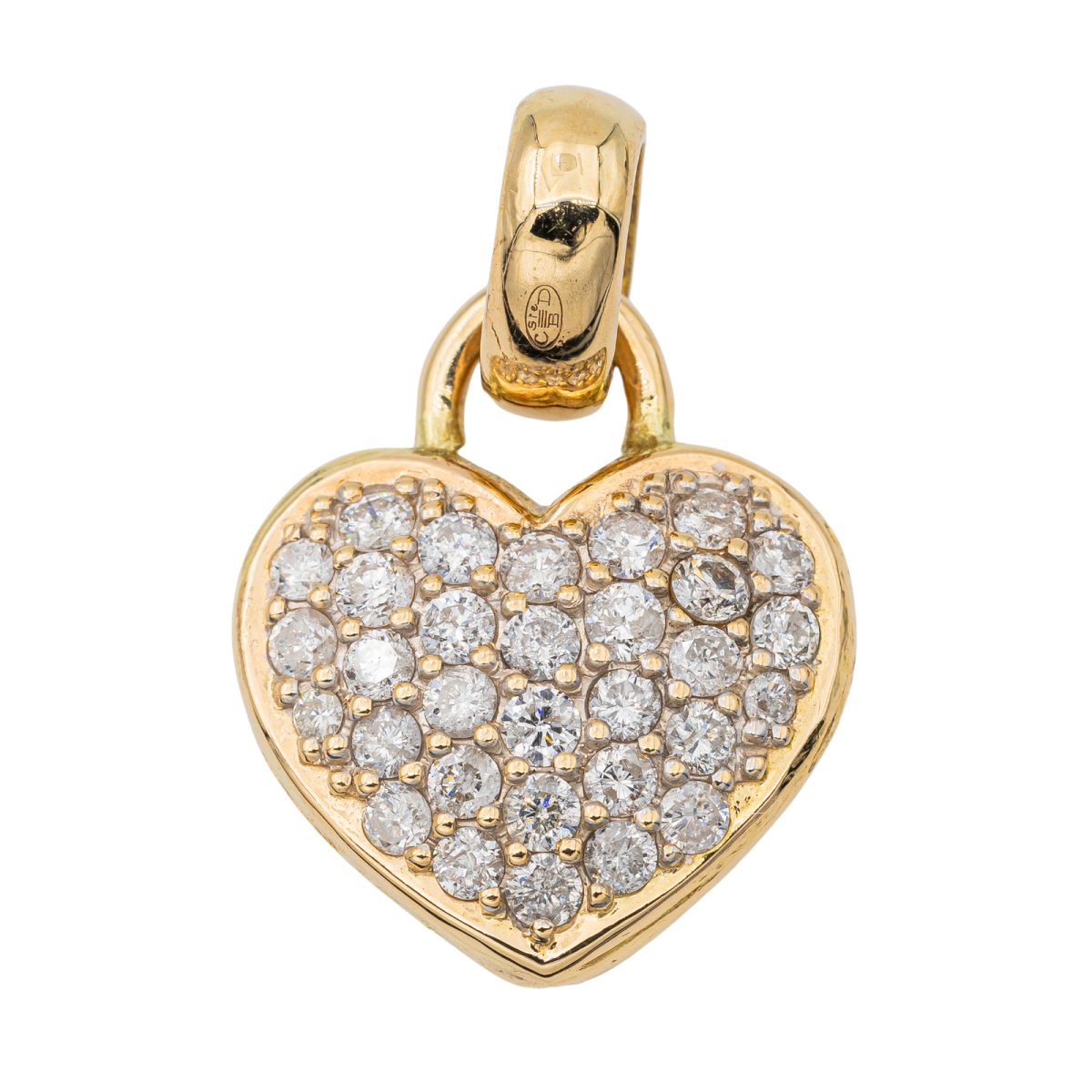 Pendentif Or jaune Diamant - Castafiore