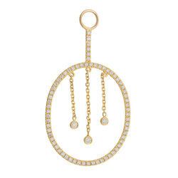 Pendentif Or jaune Diamant - Castafiore