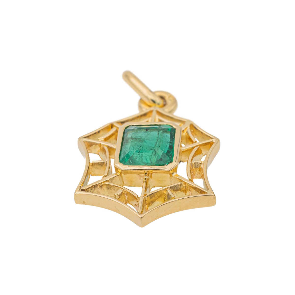 Pendentif Or jaune Emeraude - Castafiore