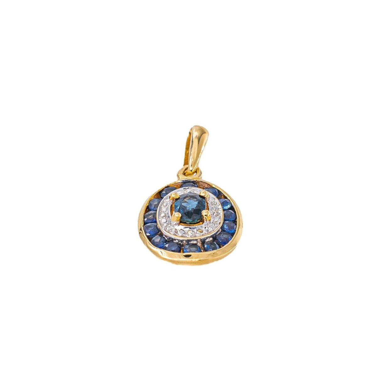 Pendentif Or jaune Saphir - Castafiore