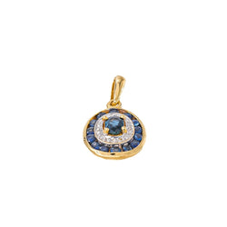 Pendentif Or jaune Saphir - Castafiore