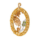 Pendentif Or jaune Saphir - Castafiore