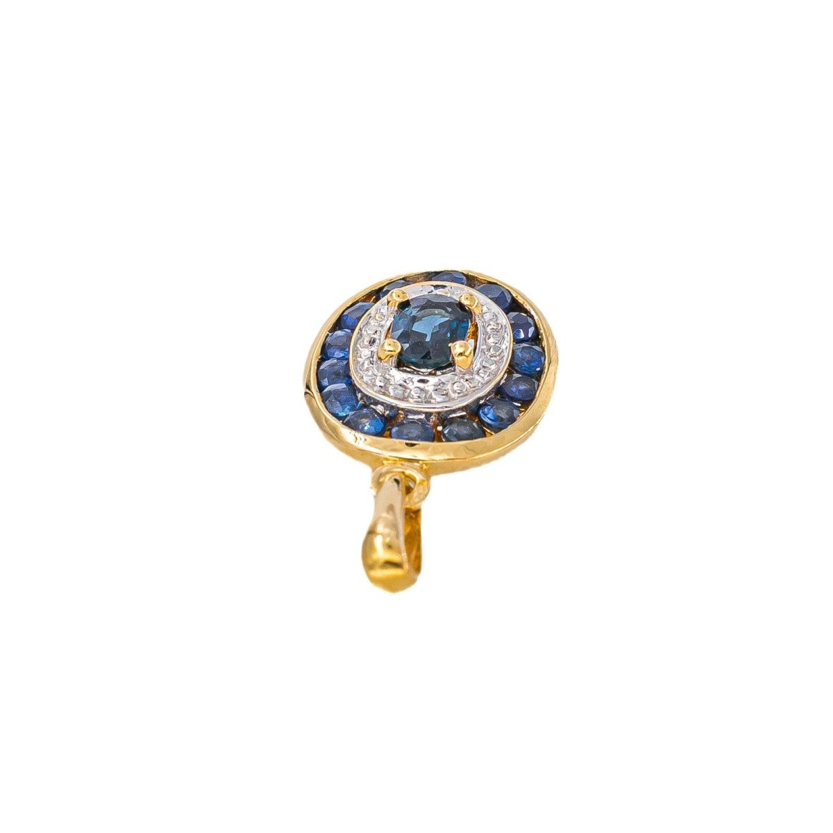 Pendentif Or jaune Saphir - Castafiore