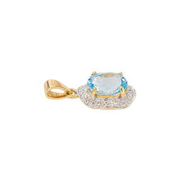 Pendentif Or jaune Topaze - Castafiore