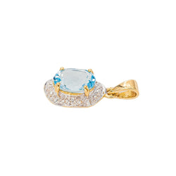 Pendentif Or jaune Topaze - Castafiore