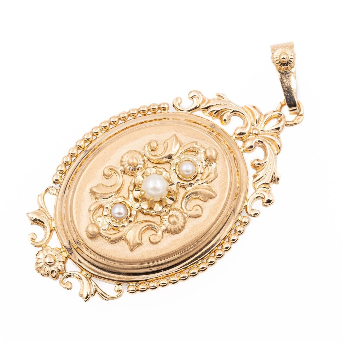 Pendentif Or rose Perle - Castafiore