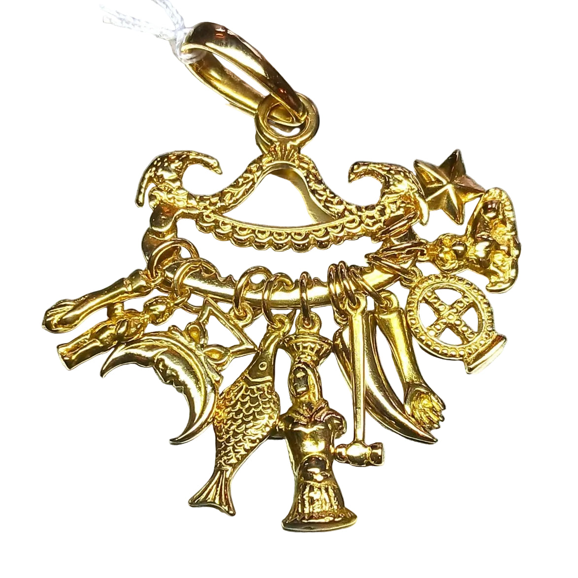 Pendentif PENCA DE BALANGANDAN en or jaune - Castafiore
