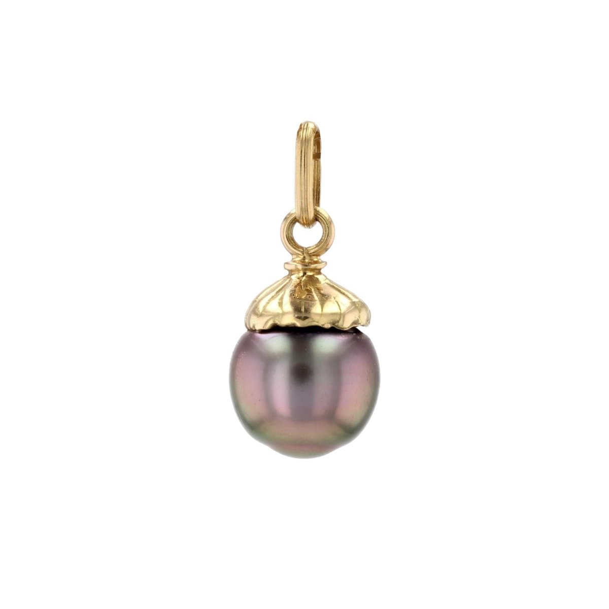 Pendentif Perle de Tahiti en or jaune - Castafiore