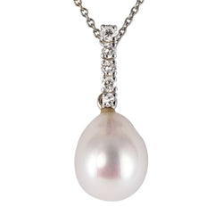 Pendentif Perles et Diamants - Castafiore