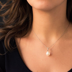 Pendentif Perles et Diamants - Castafiore