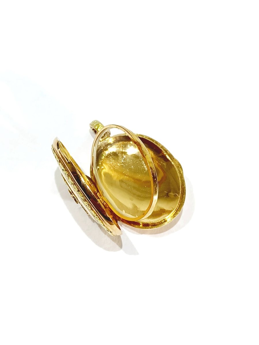 Pendentif Photo En Or Jaune Et Rose - Castafiore