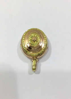 Pendentif Photo En Or Jaune Et Rose - Castafiore