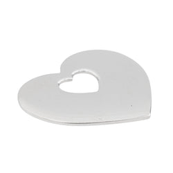 Pendentif POIRAY "Cœur" en Or blanc - Castafiore