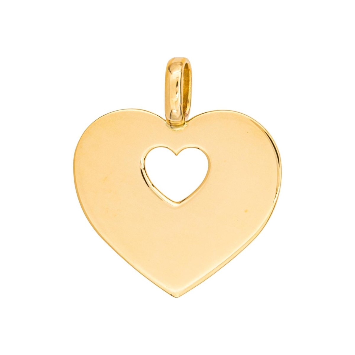 Poiray Heart Pendant Yellow gold