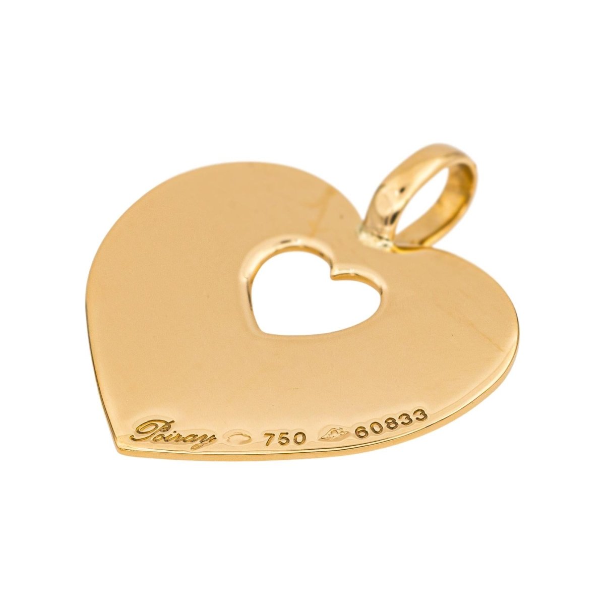 Poiray Heart Pendant Yellow gold