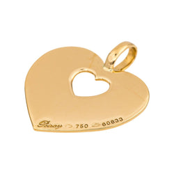 Poiray Heart Pendant Yellow gold