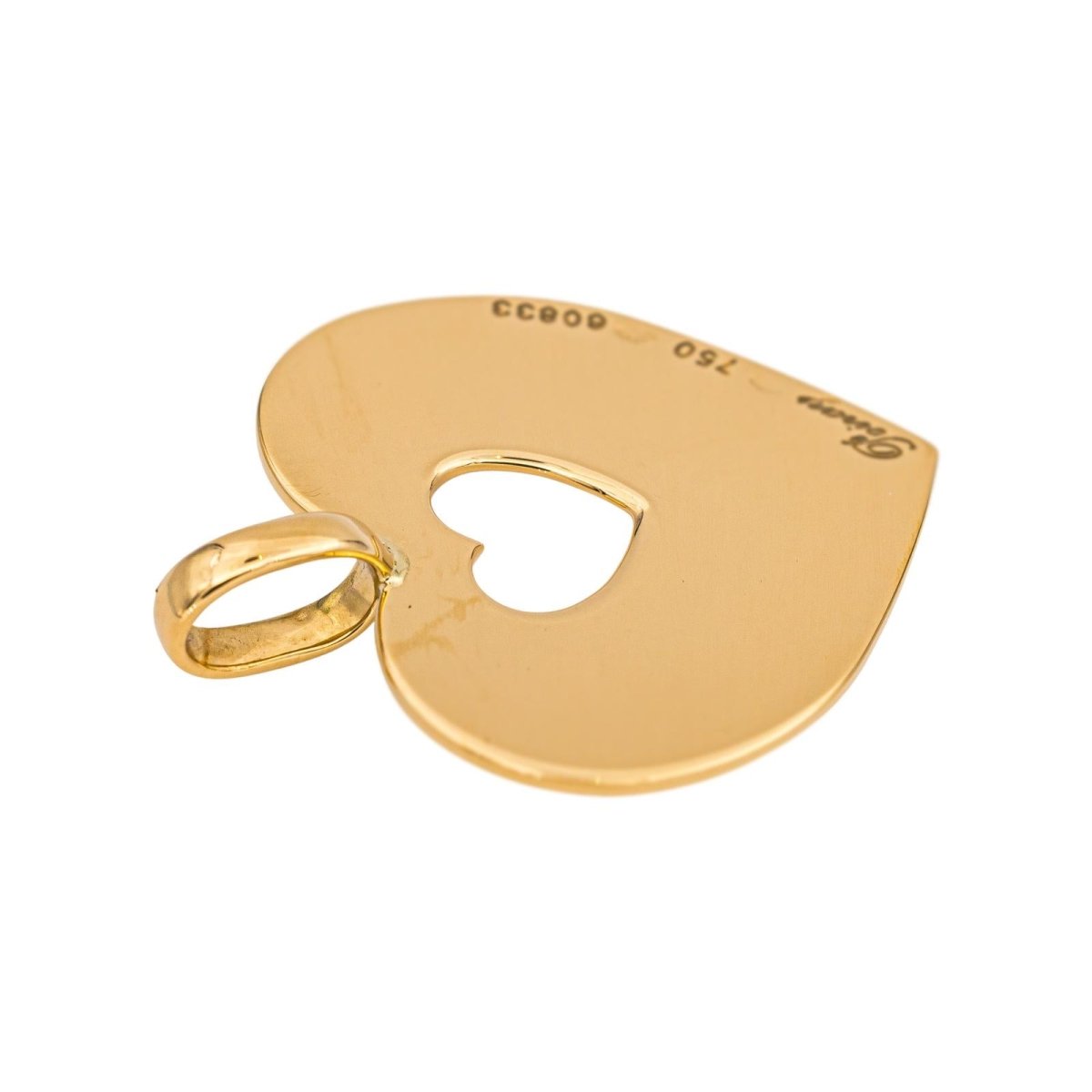 Poiray Heart Pendant Yellow gold