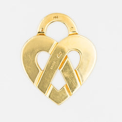 Pendentif POIRAY "Coeur Entrelacé" en or jaune - Castafiore