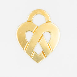 Pendentif POIRAY "Coeur Entrelacé" en or jaune - Castafiore