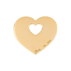 Pendentif POIRAY "Coeur Secret" en or blanc - Castafiore