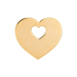 Pendentif POIRAY "Coeur Secret" en or blanc - Castafiore