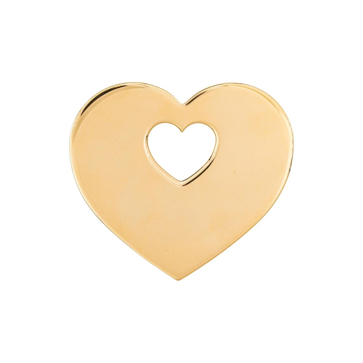 Pendentif POIRAY "Coeur Secret" en or blanc - Castafiore