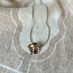 Pendentif POIRAY Fleur en or blanc et diamant - Castafiore