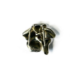 Pendentif POIRAY "Fleur" en or blanc et diamants - Castafiore