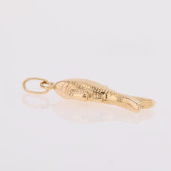 Pendant yellow gold fish