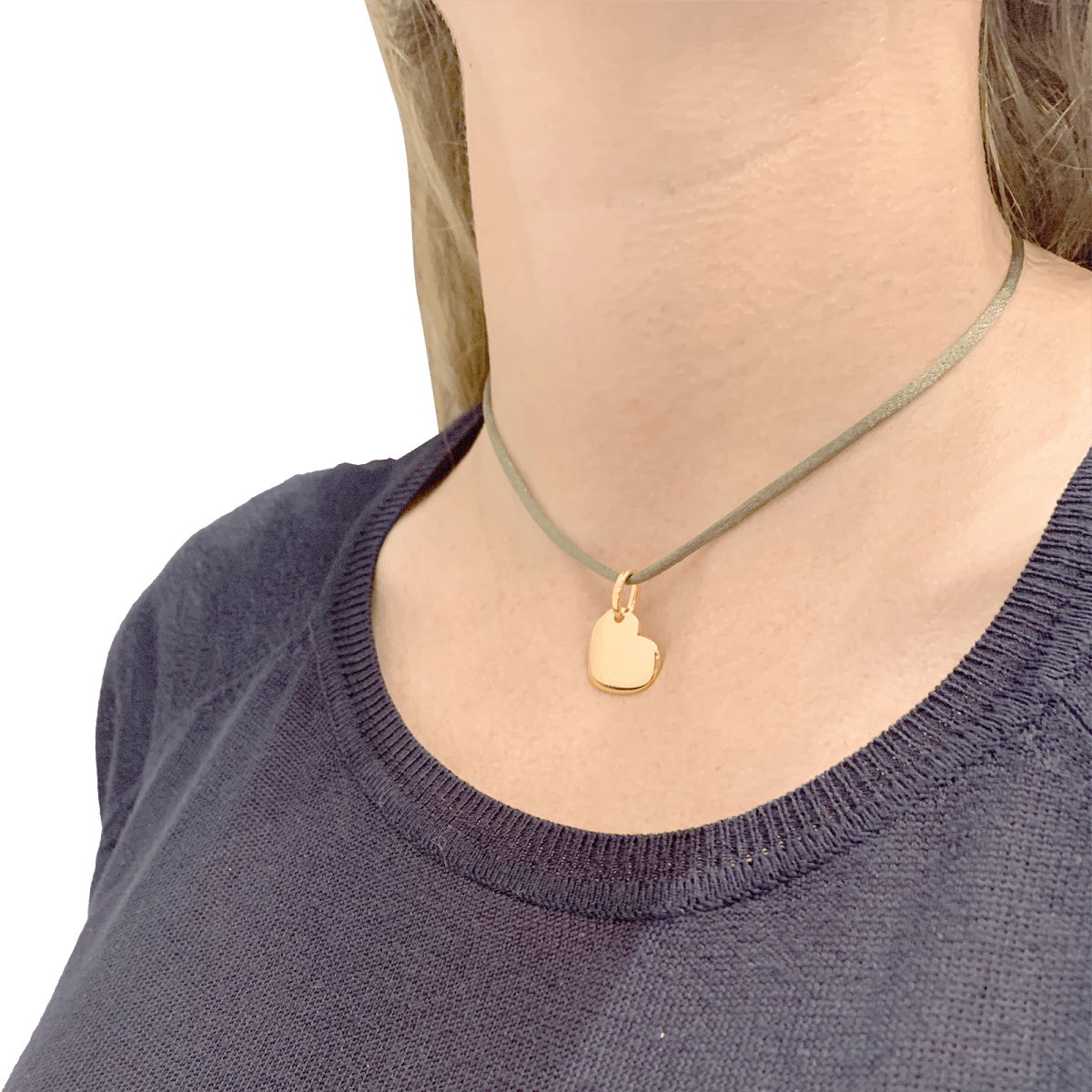 Pendentif POMELLATO "Coeur" en or rose et or jaune. - Castafiore