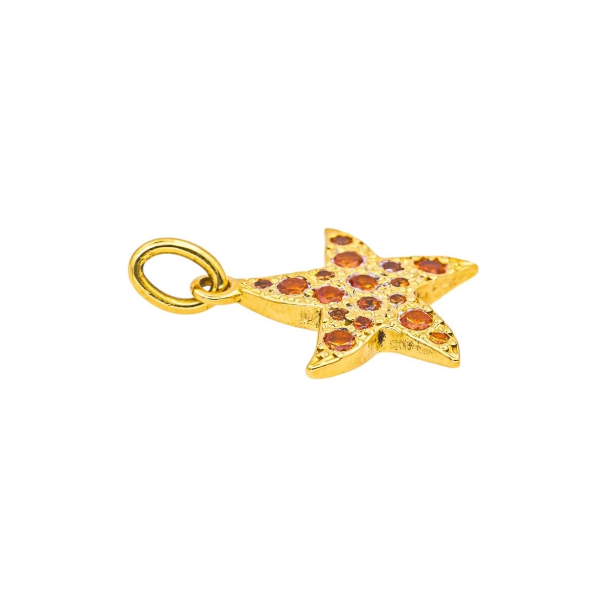 Pendentif POMELLATO "Dodo Étoile de Mer" en or jaune et saphirs - Castafiore